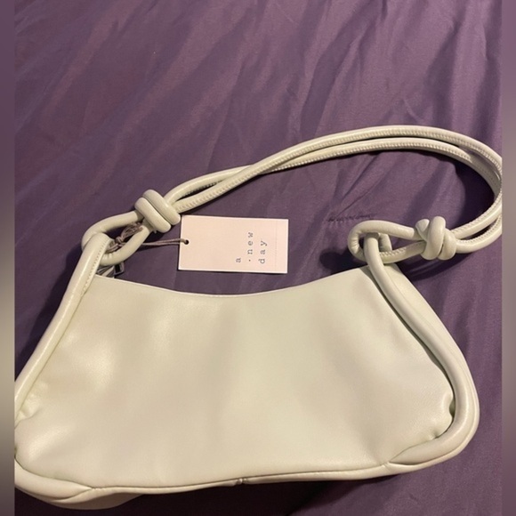 NWT‎ A New Day Rich Magenta One Shoulder Top Sz XXL And Lt Green Purse Bundle - Picture 10 of 14